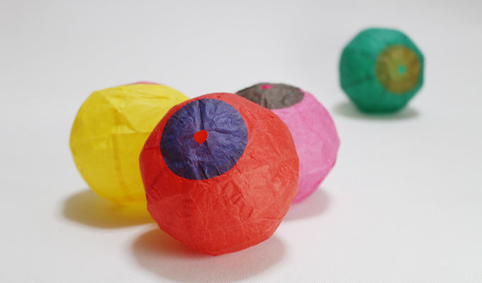 Paper balloons for kids (set of 7)