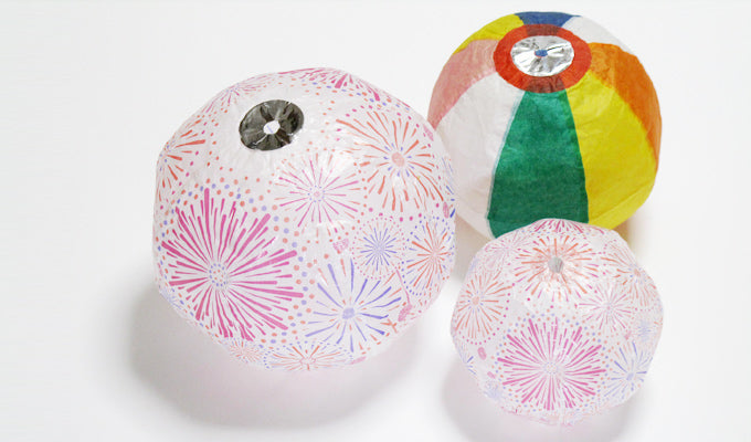 紙風船 花火