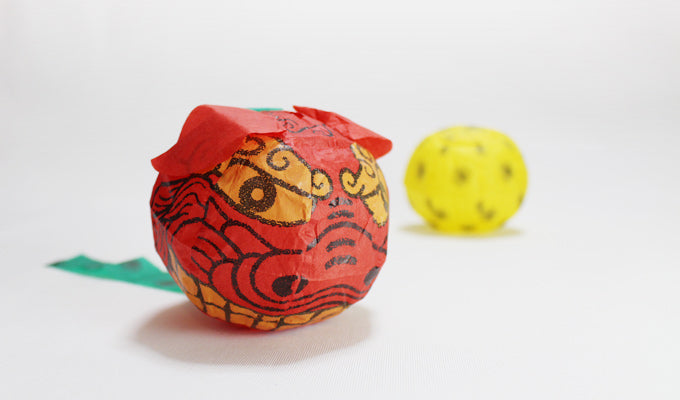 Paper balloon lion