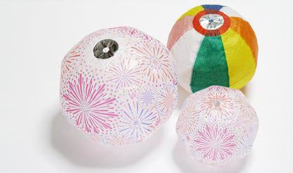 紙風船 花火
