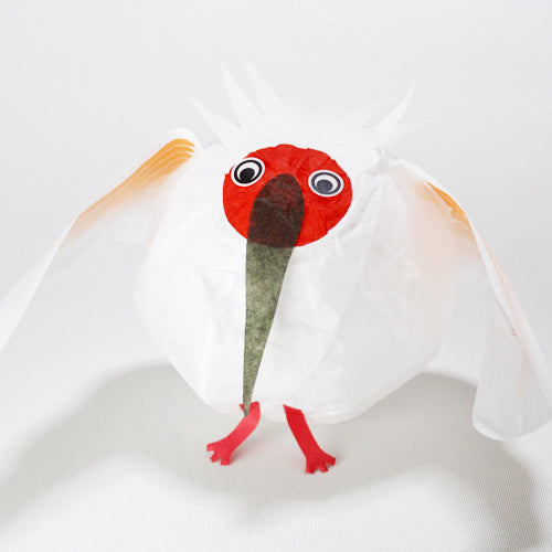 Paper Balloon Japanese Crested Ibis Letter Set