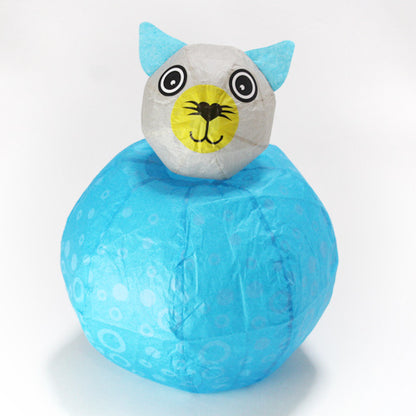 Paper balloon cat cage
