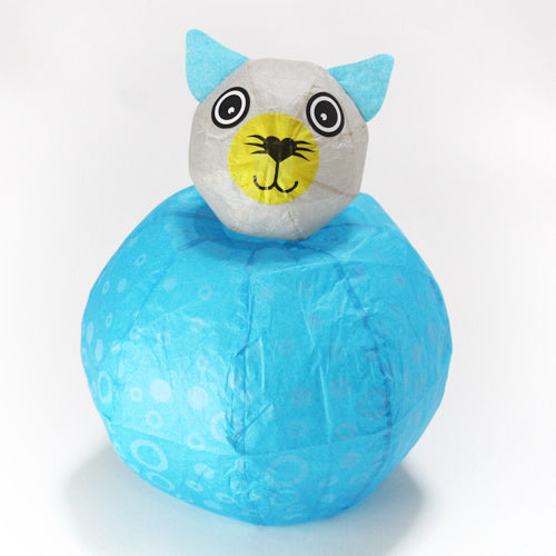 Paper balloon cat cage